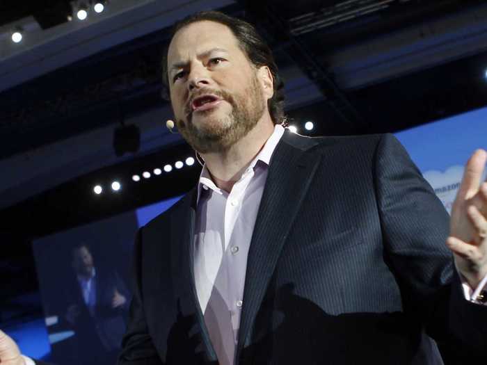 No. 8: Salesforce’s Marc Benioff