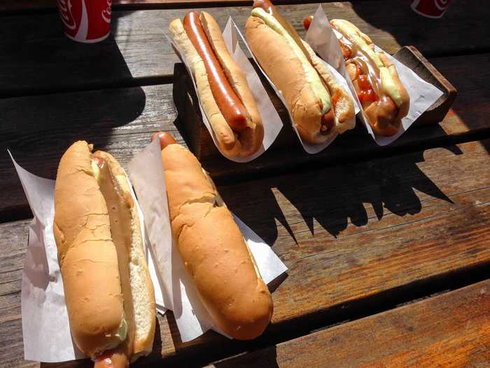 Though hot dogs are served all over the world, the Michelin Guide notes that Iceland is one of the best places to try the street food. Instead of the beef and pork varieties, here hot dogs are traditionally made with free-range Icelandic lamb and topped with crispy fried onions and remoulade.