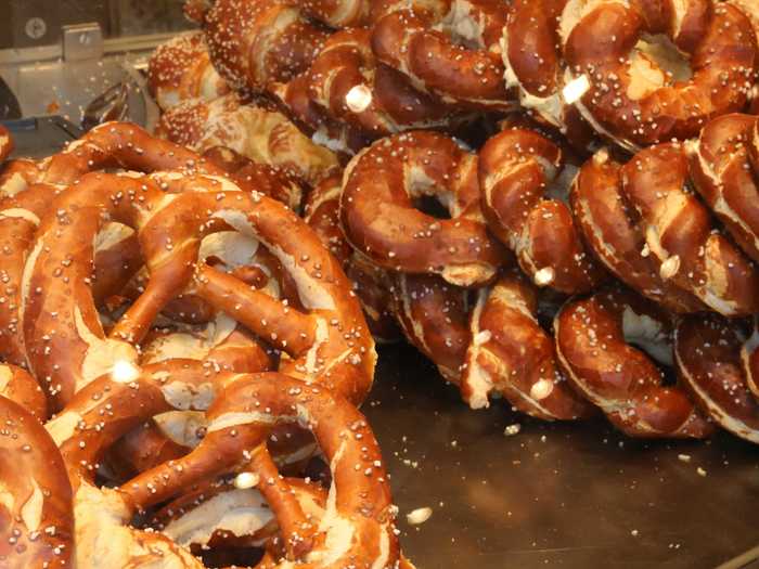 German pretzels have a distinct flavor that’s given them popularity, thanks to their combination of a perfectly golden brown crust and soft, chewy insides.