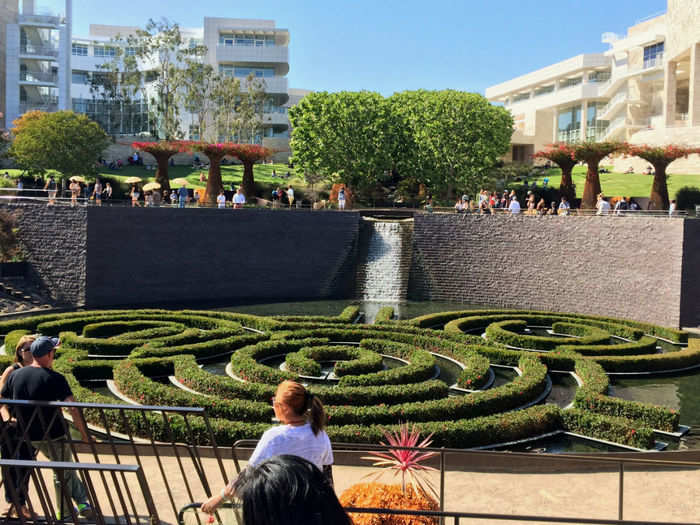 ...and the Getty Center, a museum that