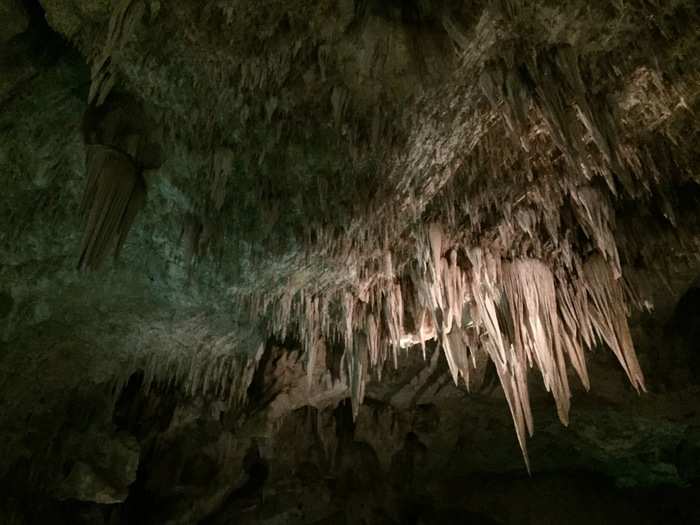 The stalactites were epic.