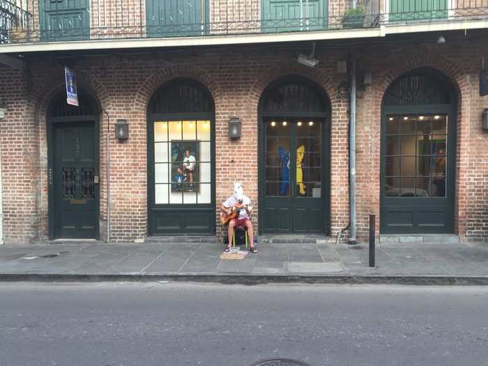 New Orleans is just looser and goofier than anywhere else in the States.