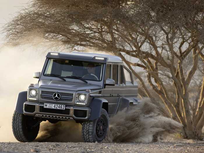 The U.S. Marine Corps uses a heavily-armed 4X4 version of the G-Wagon, called the "Interim Fast Attack Vehicle," for missions in Afghanistan.