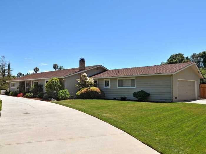 This $3 million home has a horse barn and corral in the backyard.