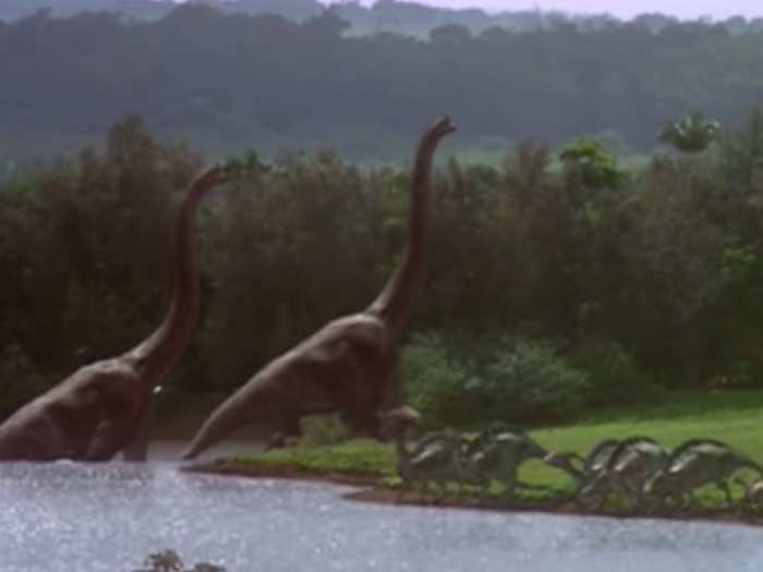 There are only 14 minutes of dinosaur footage in "Jurassic Park."