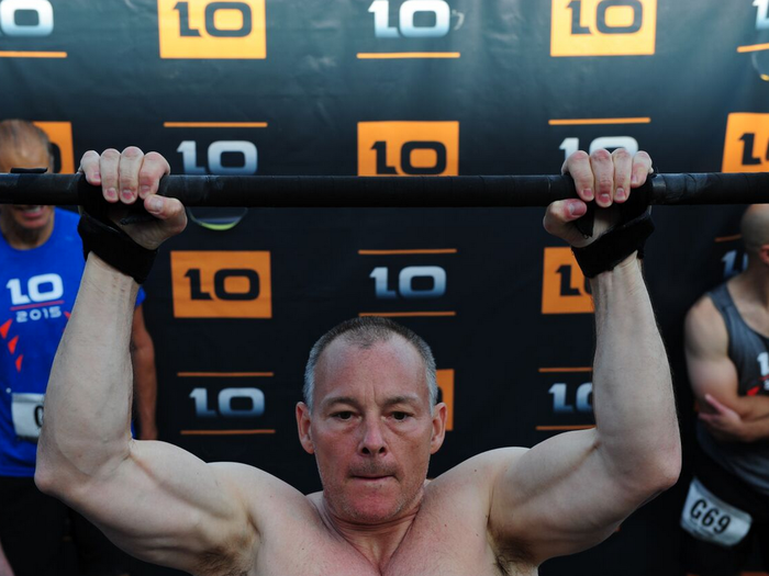 David Carraturo from IRC Securities completed 26 pull-ups.