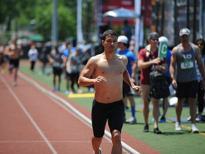Goldman Sachs VP Brian Kuritzky ran 02:17.12 for the 800M. He also raised more than $30,000.