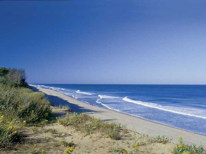 17. Coast Guard Beach is in the heart of Cape Cod, Massachusetts, and is a classic example of a typical New England beach: rough and cold waters, but ample sand for sunbathers.