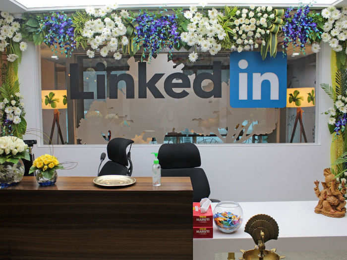 LinkedIn Mumbai Office Entrance