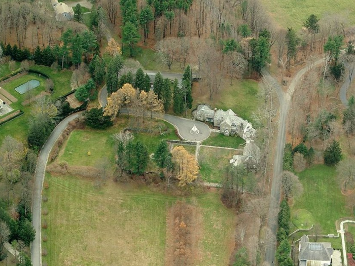 In 1995, Trump purchased a 213-acre property in Bedford, NY, called Seven Springs. The 39,000-square-foot stone and glass mansion serves as a suburban home base for himself, his wife Melania, and their son Barron.