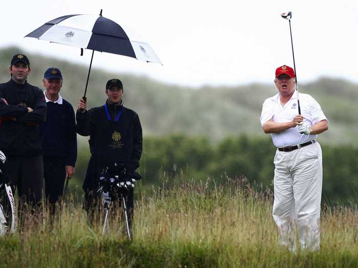 Trump reportedly paid $7.5 million for the property. He originally planned to use it as a golf course, but faced strong opposition from the locals, who were concerned about chemical runoff from the course going into a nearby lake.