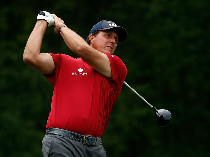 Phil Mickelson: The poster dude for dad-bod has in the past few years gone for a more form-fitting style. But he hasn