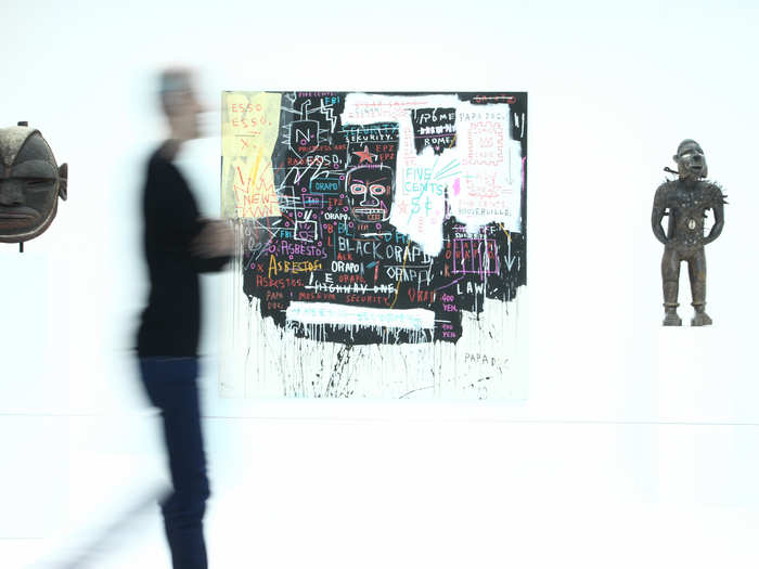 At Art Basel Hong Kong, which took place in March, Gwyneth Paltrow was seen eyeing works by Jean-Michel Basquiat.