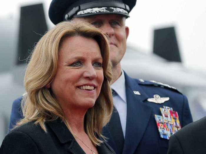 US Air Force Secretary Deborah Lee James was also in attendance