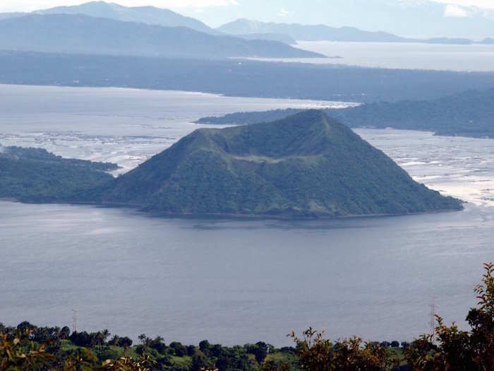 Taal Volcano, located on the island of Luzon, is the second most active volcano in the Philippines. It has erupted violently several times in the past, including a 1911 eruption that killed more than 1,300 people and destroyed homes and livestock. It last erupted in 1977.