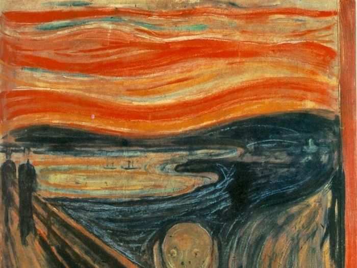 The Scream" by Edvard Munch is one of the few outliers that scored extremely high in its era. According to the study, "this painting is considered as the second iconic figure after Leonardo