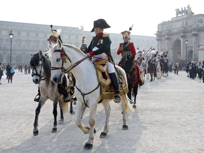 Napoleon landed on the European mainland on March 1st, 1815, with 1,000 men at his command. By the time he reached Paris on March 19th, the king had fled. By June, Napoleon had nearly 250,000 troops at his command.