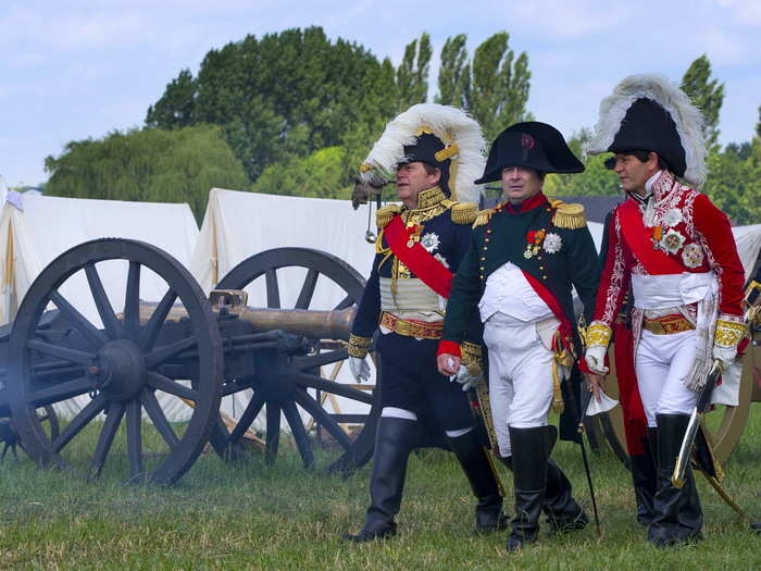 A single cannonball would routinely rip through an entire file of troops. At close range, cannons fired grapeshot, or a bag of hundreds of musket balls which would spray like a shotgun blast.