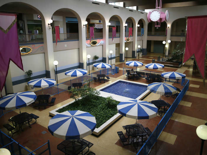 This is the deserted Carousel Mall in San Bernardino, California.