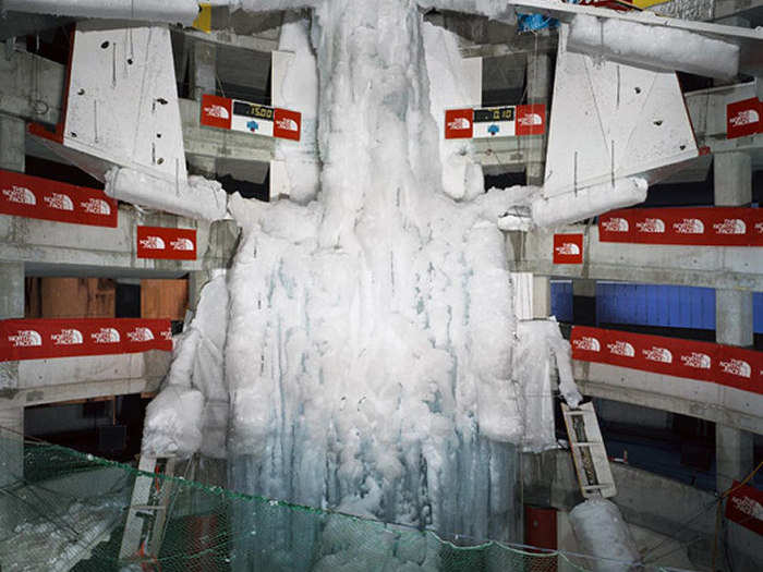 This is a frightening photo of another abandoned mall.