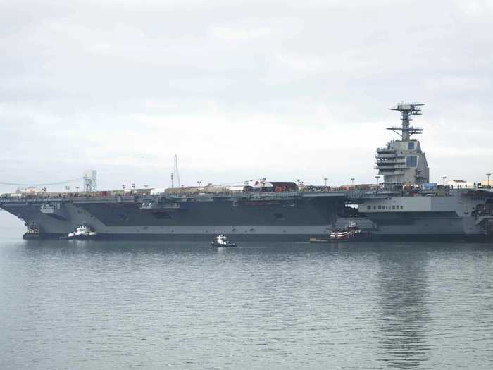 In terms of aircraft carriers, the US and NATO have a clear lead. PCU Gerald R. Ford is the world