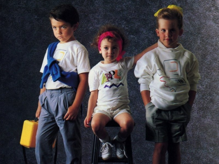 There was even a clothing line for kids.