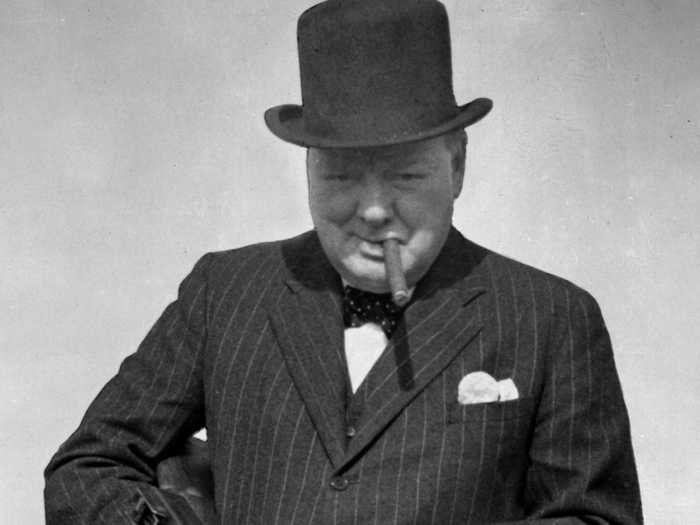 Winston Churchill always ate a hearty morning meal of eggs, meat, and toast.