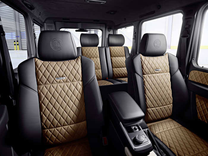 The back seats don’t look half bad, either. They