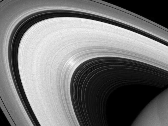 Shown here is a beautifully detailed look at Saturn