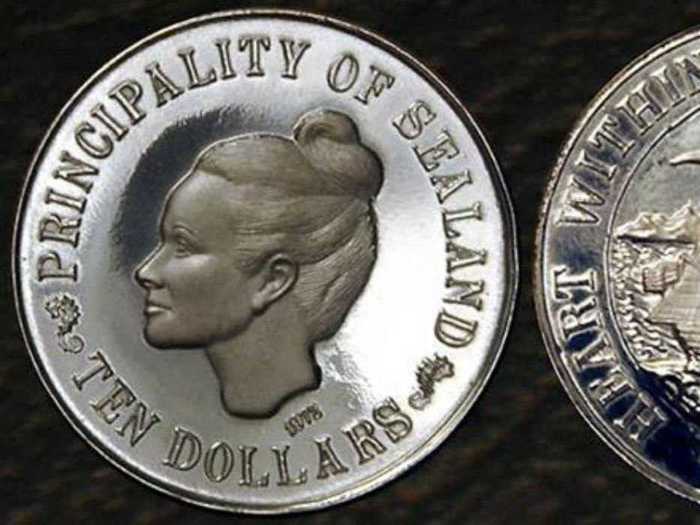 The fort issues its own currency, Sealand dollars, which are worth one US dollar. The ones they sell on their online shop, however, are slightly more expensive.