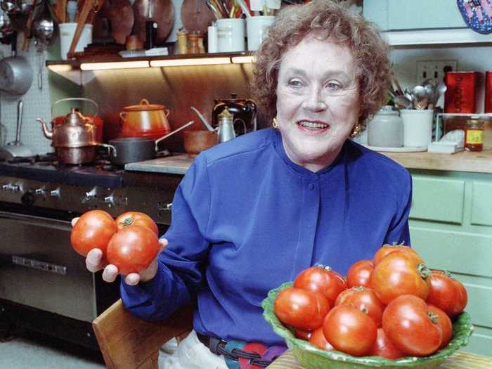 Julia Child worked in advertising and media before writing her first cookbook when she was 50, launching her career as a celebrity chef in 1961.
