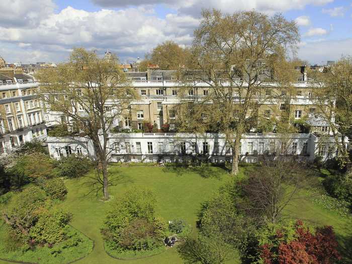 The billionaire splits his time between New York and London. In 2004, he bought his first UK property on Kensington Palace Gardens, an area in London where the mega-rich reside. He spent years refurbishing the home — it