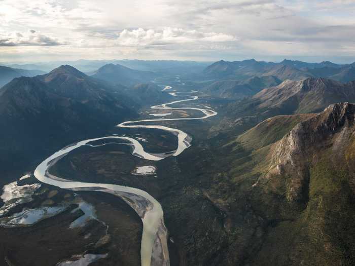 Another park in Alaska, the Gates of the Arctic National Park and Preserve in Coldfoot is a vast landscape created from years of erosion that molded valleys, rivers, mountains, and lakes where hikers can also experience aurora-lit night skies in the winter.