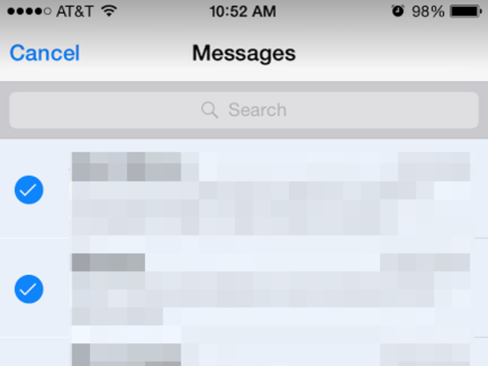 Clean up your iMessages.