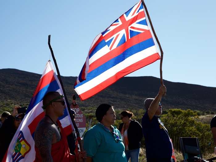 Hawaii has a complicated history with outsiders (or, "haole" in Hawaiian). Natives have dealt with a steady stream of foreign meddling since the late 1700s. Although the United States annexed the territory in 1959, the state flag contains the Union Jack — a remnant of association with the British empire.