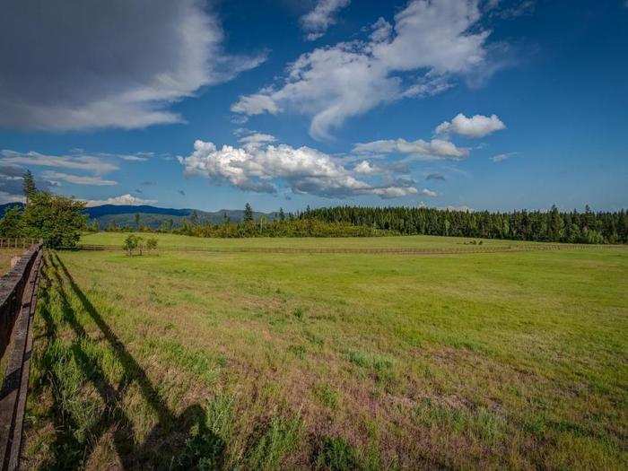 The estate has two open pastures where you can ride free with the wind in your hair.