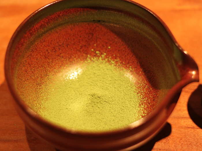 The reason I went to Ippodo was to taste koicha,  a thicker preparation that can only be made with premium grade matcha.