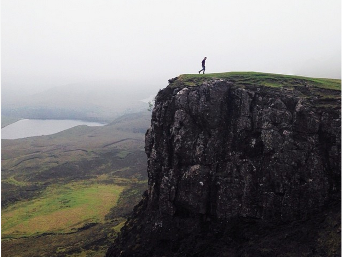 He traveled all the way to Scotland to take this photo for Johnnie Walker.