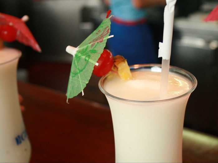 Piña coladas, sweet cocktails made with rum, cream of coconut, and pineapple juice, have been the national drink of Puerto Rico since 1978. The cocktail was supposedly invented at the Caribe Hilton hotel in San Juan.