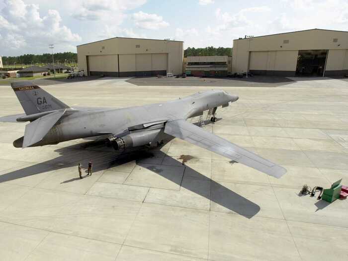 The B-1 currently operates out of Dyess Air Force Base near Abilene, TX, and Ellsworth Air Force Base in South Dakota, and a few others.