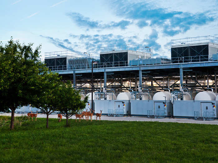 This is the data center in Council Bluffs, Iowa. It