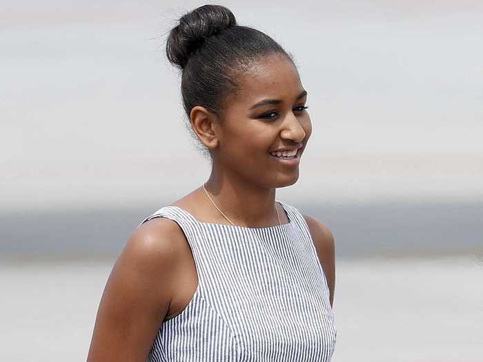 Sasha Obama just turned 14.