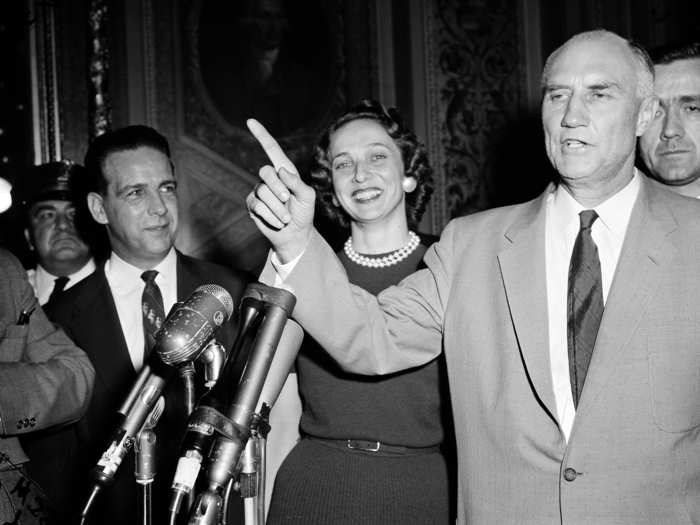 Some members of Congress vehemently opposed the passage of the bill. Strom Thurmond (below) gave the longest spoken filibuster in US history for an earlier version of the Civil Rights Bill. The filibuster was 24 hours and 18 minutes long. He also strongly opposed the 1964 version of the bill.