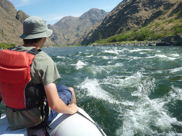 Go whitewater rafting on the Snake River in Jackson Hole, Wyoming.