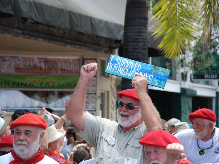 Don a beret and beard and enter into the Hemingway look-alike contest during Hemingway Days, a celebration in honor of author "Papa" Ernest Hemingway. The event takes place in Florida