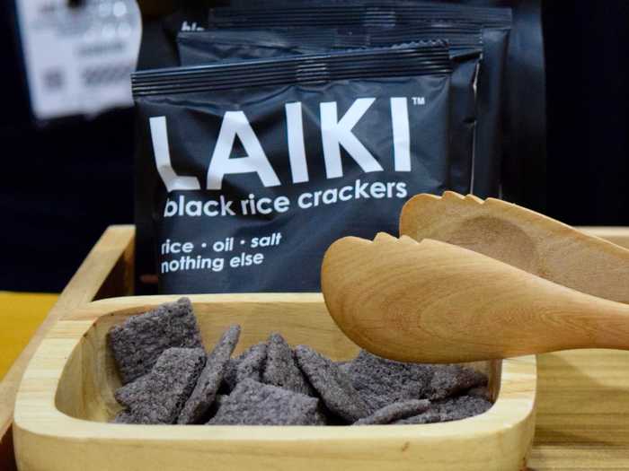 Grains of Health Laiki Black Rice Crackers