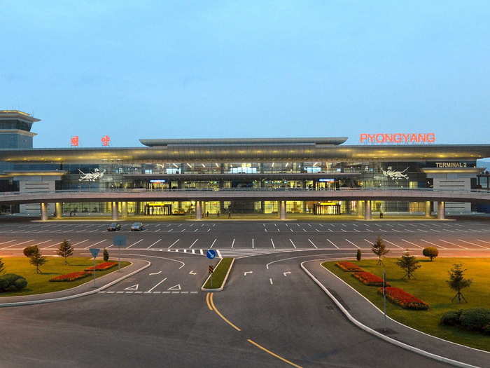 The airport primarily serves flights in and out of China, Russia, and a few other destinations in Asia.