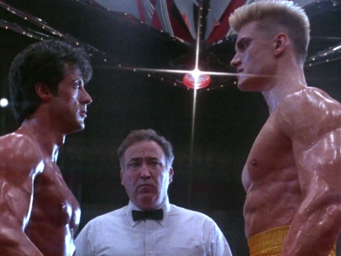 "Rocky IV" (1985): After his friend dies fighting the Soviet Union