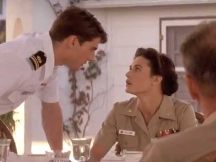 "A Few Good Men" (1992): A military lawyer (Tom Cruise) defends Marines accused of murder who argue they were acting under the orders of a colonel (Jack Nicholson).