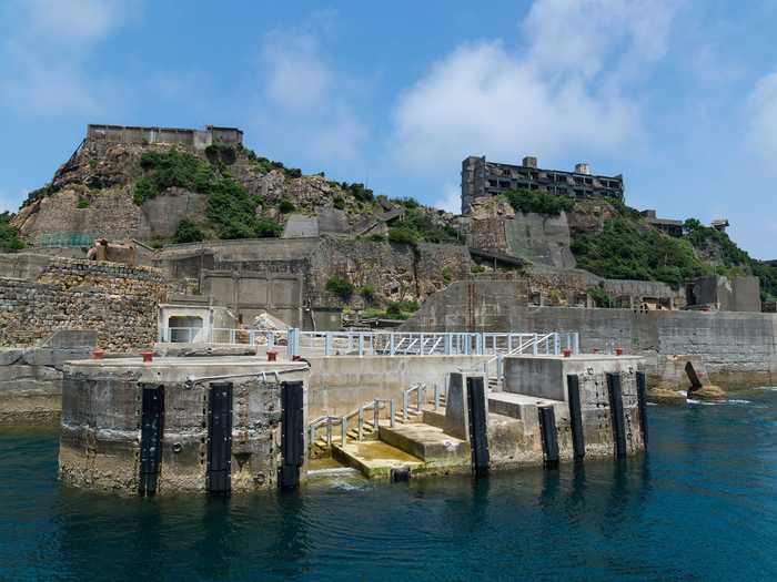 The sites of Japan’s Meiji Industrial Revolution include eleven properties that show the industrialization of Japan during the 19th and 20th century in iron, steel, shipbuilding, and coal mining. One of the sites includes the abandoned Hashima Island, which used to be a coal mining island.